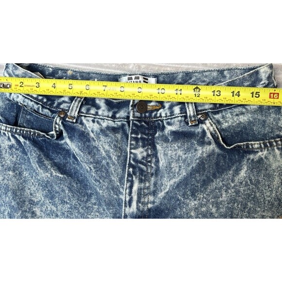 Vintage 90s Gitano Baggy Jeans Mens Acid Wash Hi-Rise Denim 34x32 - Picture 3 of 16